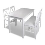 5-Piece Dining Set White