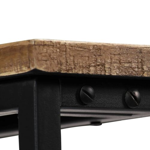 Console Table Solid Reclaimed Teak 90x30x76cm - Image 10