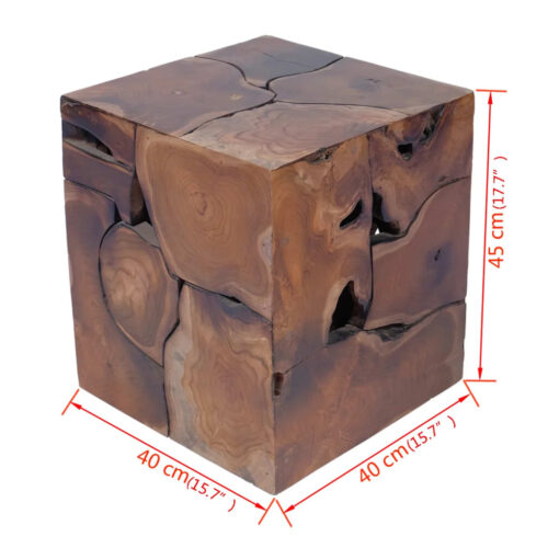 Stool Solid Teak Wood - Image 11