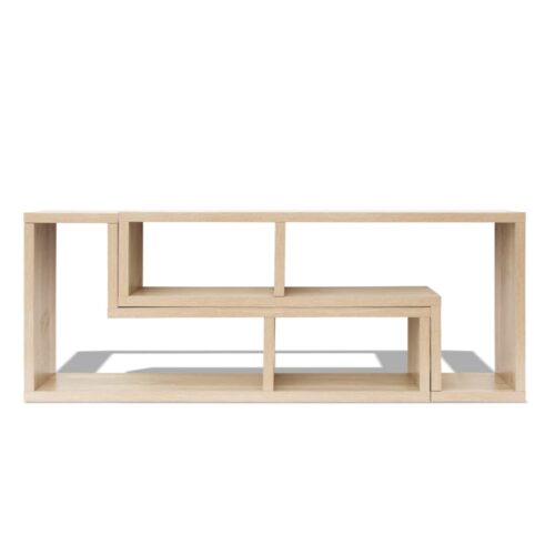 TV Cabinet Double L-Shaped Oak - Image 4