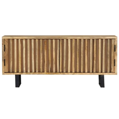 TV Cabinet 90x30x40cm Solid Mango Wood - Image 2