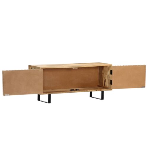 TV Cabinet 90x30x40cm Solid Mango Wood - Image 5