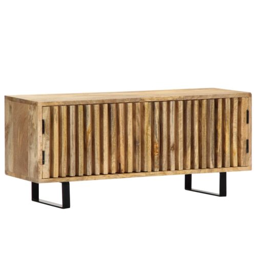 TV Cabinet 90x30x40cm Solid Mango Wood - Image 11