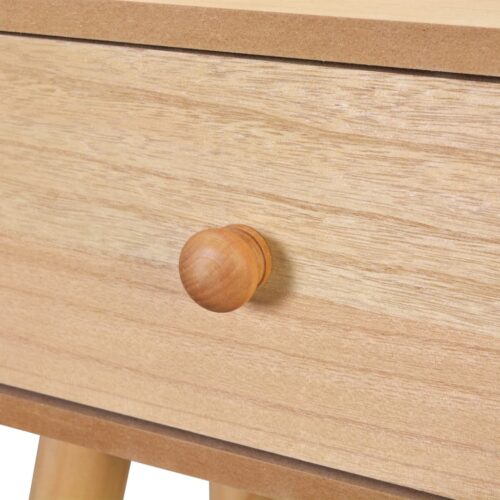 Bedside Tables 2pcs Solid Pinewood 40x30x61cm Brown - Image 7