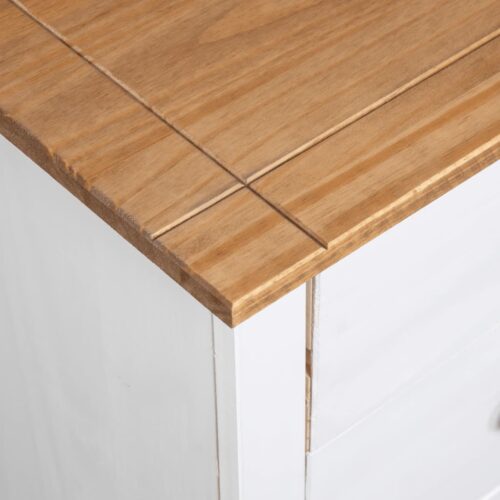 Sideboard White 46x40x89cm Pine Panama Range - Image 7