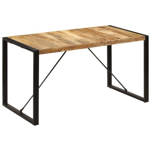 Dining Table 140x70x75cm Solid Mango Wood