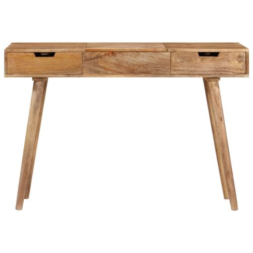 Dressing Table 112x45x76cm Solid Mango Wood - Image 3