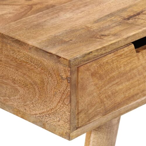Dressing Table 112x45x76cm Solid Mango Wood - Image 6