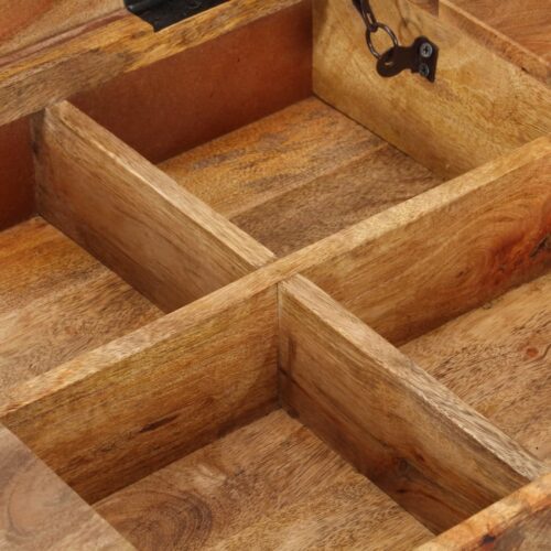 Dressing Table 112x45x76cm Solid Mango Wood - Image 8