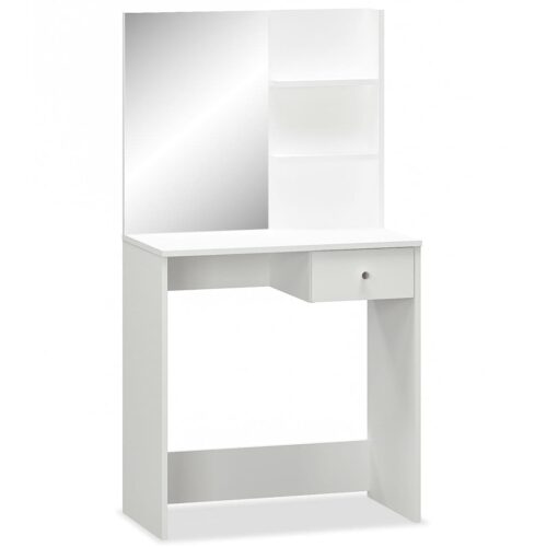 Dressing Table Engineered Wood 75x40x141cm White