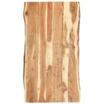 Acacia Wood Timber Table Top DIY Desk Panel Plank Board Parts 118x(50-60)x3.8cm