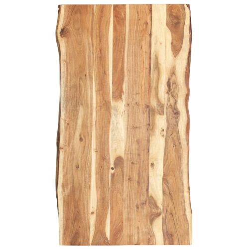 Acacia Wood Timber Table Top DIY Desk Panel Plank Board Parts 118x(50-60)x3.8cm