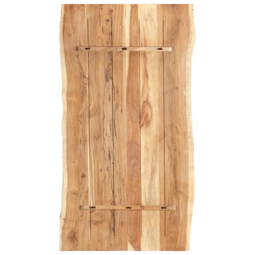 Acacia Wood Timber Table Top DIY Desk Panel Plank Board Parts 118x(50-60)x3.8cm - Image 2