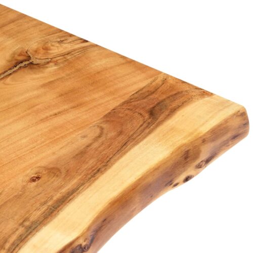 Acacia Wood Timber Table Top DIY Desk Panel Plank Board Parts 118x(50-60)x3.8cm - Image 3