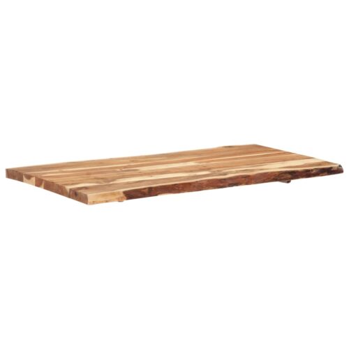 Acacia Wood Timber Table Top DIY Desk Panel Plank Board Parts 118x(50-60)x3.8cm - Image 5