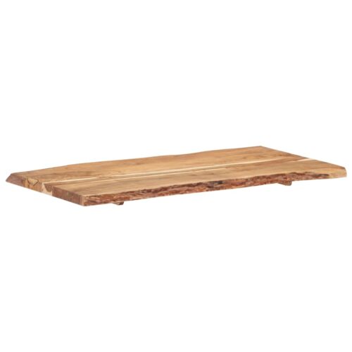 Acacia Wood Timber Table Top DIY Desk Panel Plank Board Parts 118x(50-60)x3.8cm - Image 6