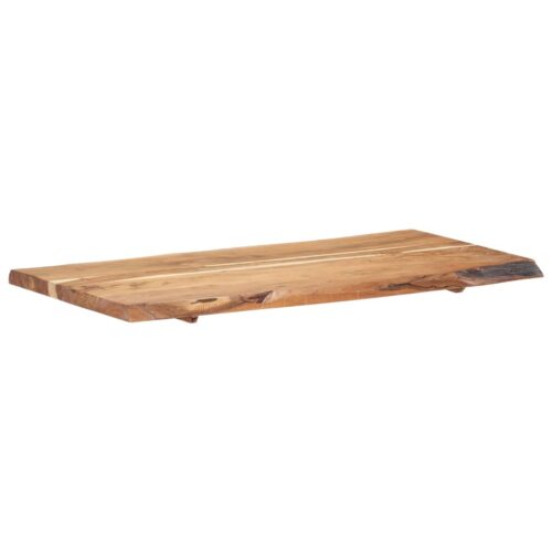 Acacia Wood Timber Table Top DIY Desk Panel Plank Board Parts 118x(50-60)x3.8cm - Image 7
