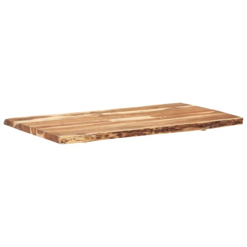 Acacia Wood Timber Table Top DIY Desk Panel Plank Board Parts 118x(50-60)x3.8cm - Image 9