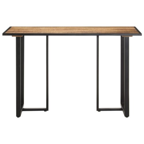 Dining Table 120cm Rough Mango Wood - Image 2