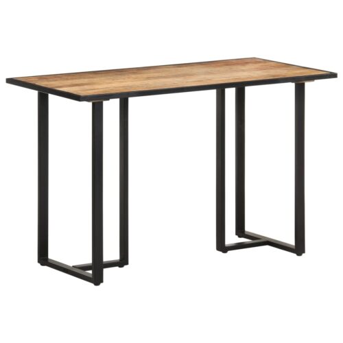 Dining Table 120cm Rough Mango Wood - Image 7