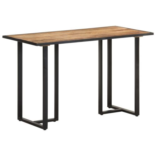 Dining Table 120cm Rough Mango Wood - Image 11