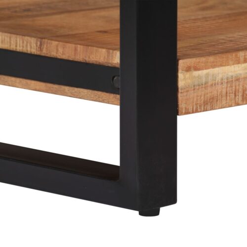 Coffee Table 60x60x40cm Solid Acacia Wood - Image 7