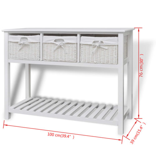 Storage Sideboard White - Image 7
