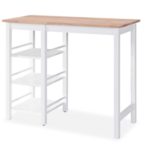 Bar Set 3 Pieces MDF White - Image 3