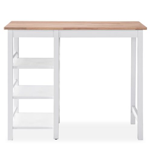Bar Set 3 Pieces MDF White - Image 4