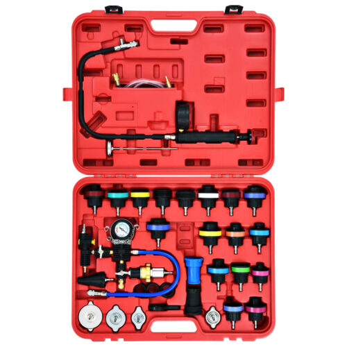 28 Piece Cooling System & Radiator Cap Pressure Tester - Image 3