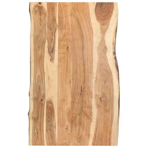 Acacia Wood Timber Table Top DIY Desk Panel Plank Board 100x(50-60)x3.8cm