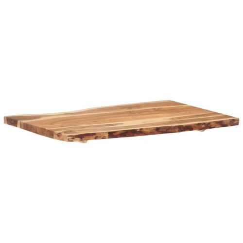 Acacia Wood Timber Table Top DIY Desk Panel Plank Board 100x(50-60)x3.8cm - Image 5