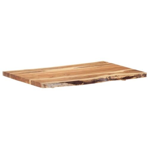 Acacia Wood Timber Table Top DIY Desk Panel Plank Board 100x(50-60)x3.8cm - Image 6