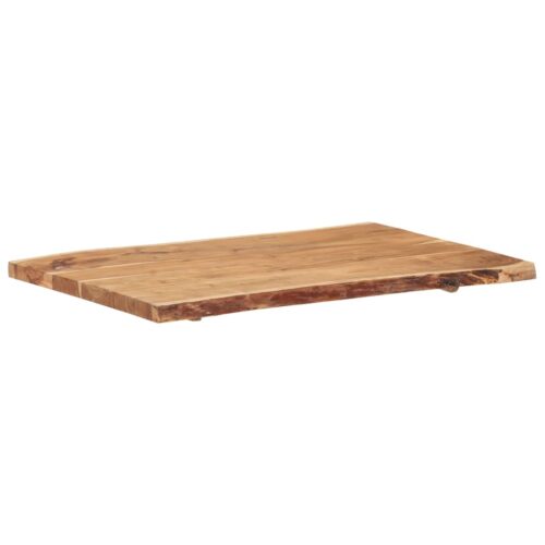 Acacia Wood Timber Table Top DIY Desk Panel Plank Board 100x(50-60)x3.8cm - Image 8