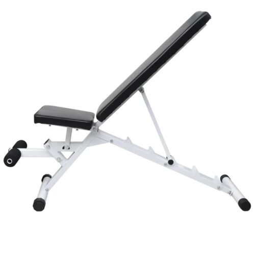 Workout Bench with Barbell Dumbbell Set 60.5 kg - Image 2