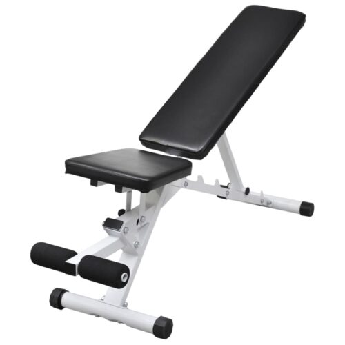 Workout Bench with Barbell Dumbbell Set 60.5 kg - Image 5