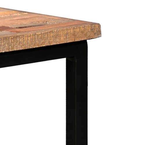 3-Piece Nesting Coffee Table Set Solid Reclaimed Teak - Image 8
