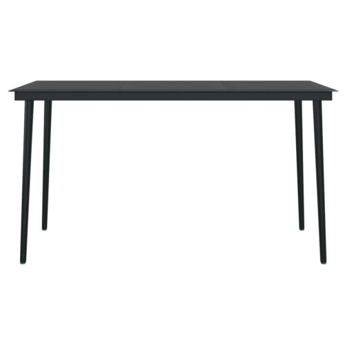 7-Piece Garden Dining Set Anthracite Outdoor Patio Lounge Furniture - Image 6
