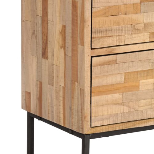 TV Cabinet Reclaimed Teak Wood 90x30x55cm - Image 6