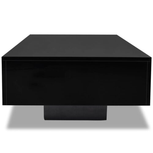 Coffee Table High Gloss Black - Image 3