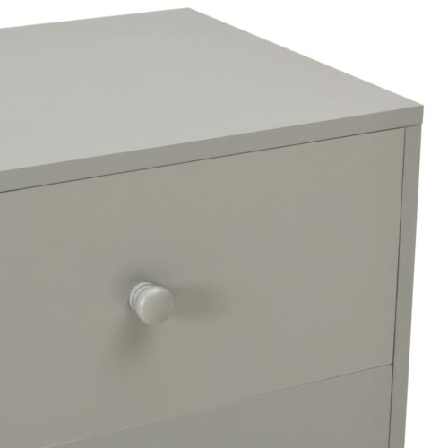 Bedside Cabinets 2pcs Grey 40x30x50cm Solid Pinewood - Image 7