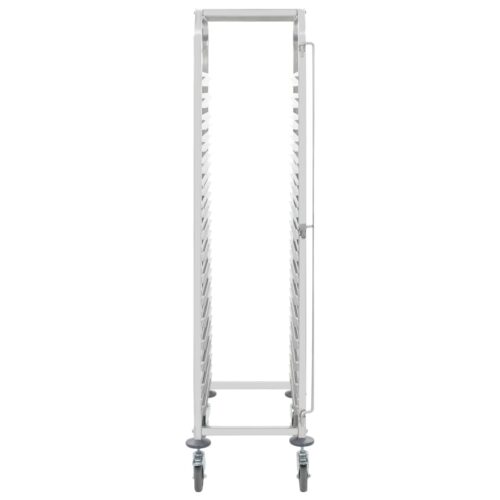 16 Trays Bakers Rack Kitchen Trolley Wheels Cart Storage Shelf Organiser - Image 3