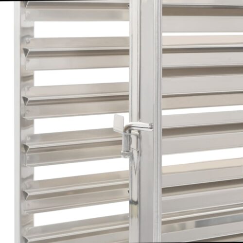 16 Trays Bakers Rack Kitchen Trolley Wheels Cart Storage Shelf Organiser - Image 4