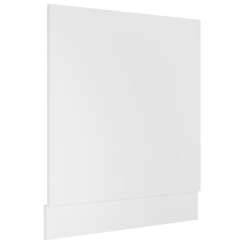 Dishwasher Panel White 59.5x3x67cm Engineered Wood