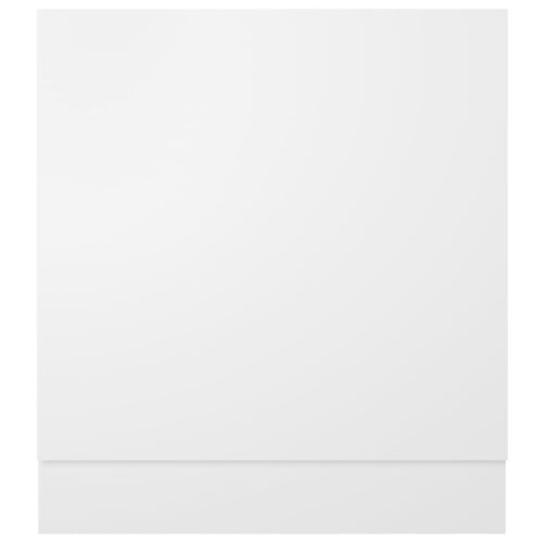 Dishwasher Panel White 59.5x3x67cm Engineered Wood - Image 4
