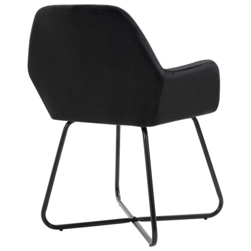 Dining Chairs 2pcs Black Velvet - Image 5