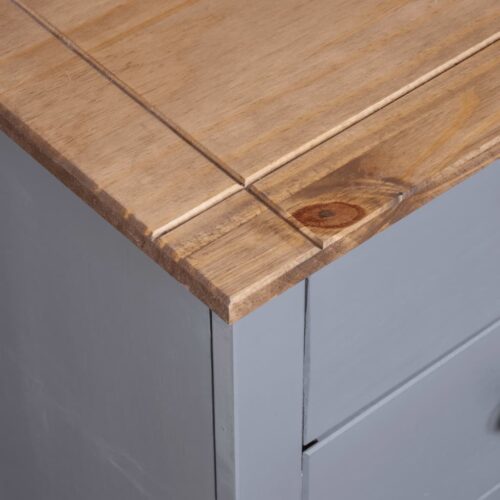 Sideboard Grey 46x40x89cm Pine Panama Range - Image 7