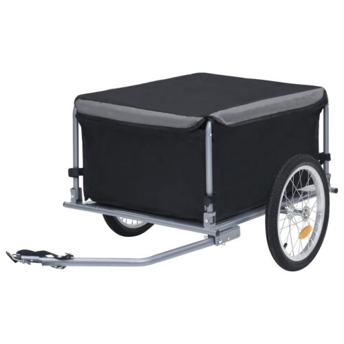 Bike Trailer Black Grey 65 kg