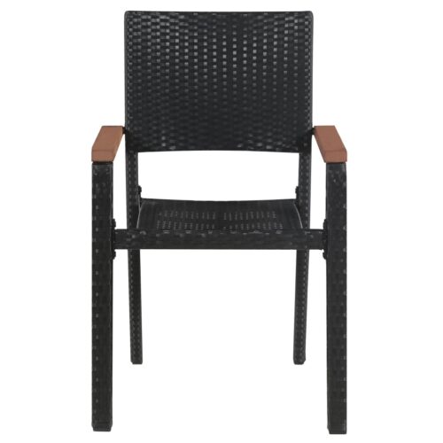 7-Piece Garden Dining Set Black Outdoor Patio Lounge Furniture - Image 4