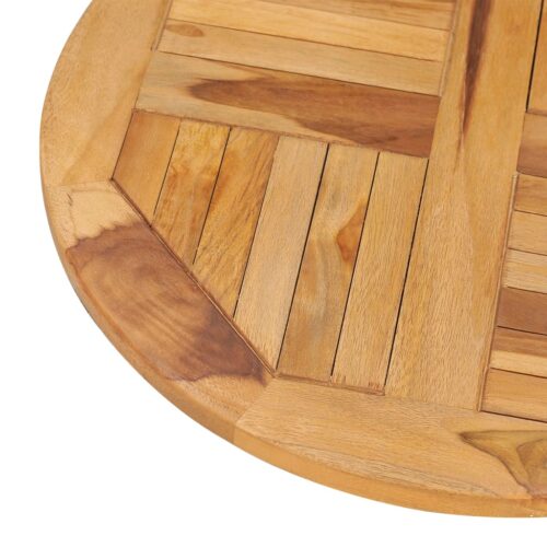 Rotating Swivel Table Stand Lazy Susan Turntable Spice Plants Organiser Wood - Image 4